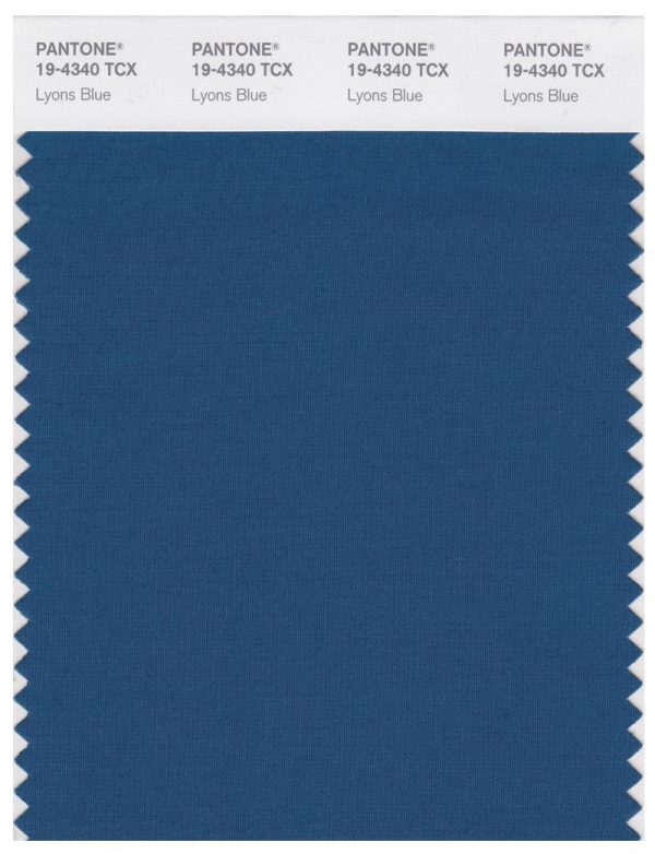 Pantone Smart 19-4340 TCX Color Swatch Card | Lyons Blue Sale