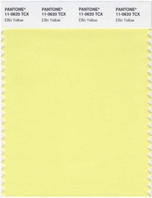 Pantone Smart 11-0620 TCX Color Swatch Card | Elfin Yellow Hot on Sale